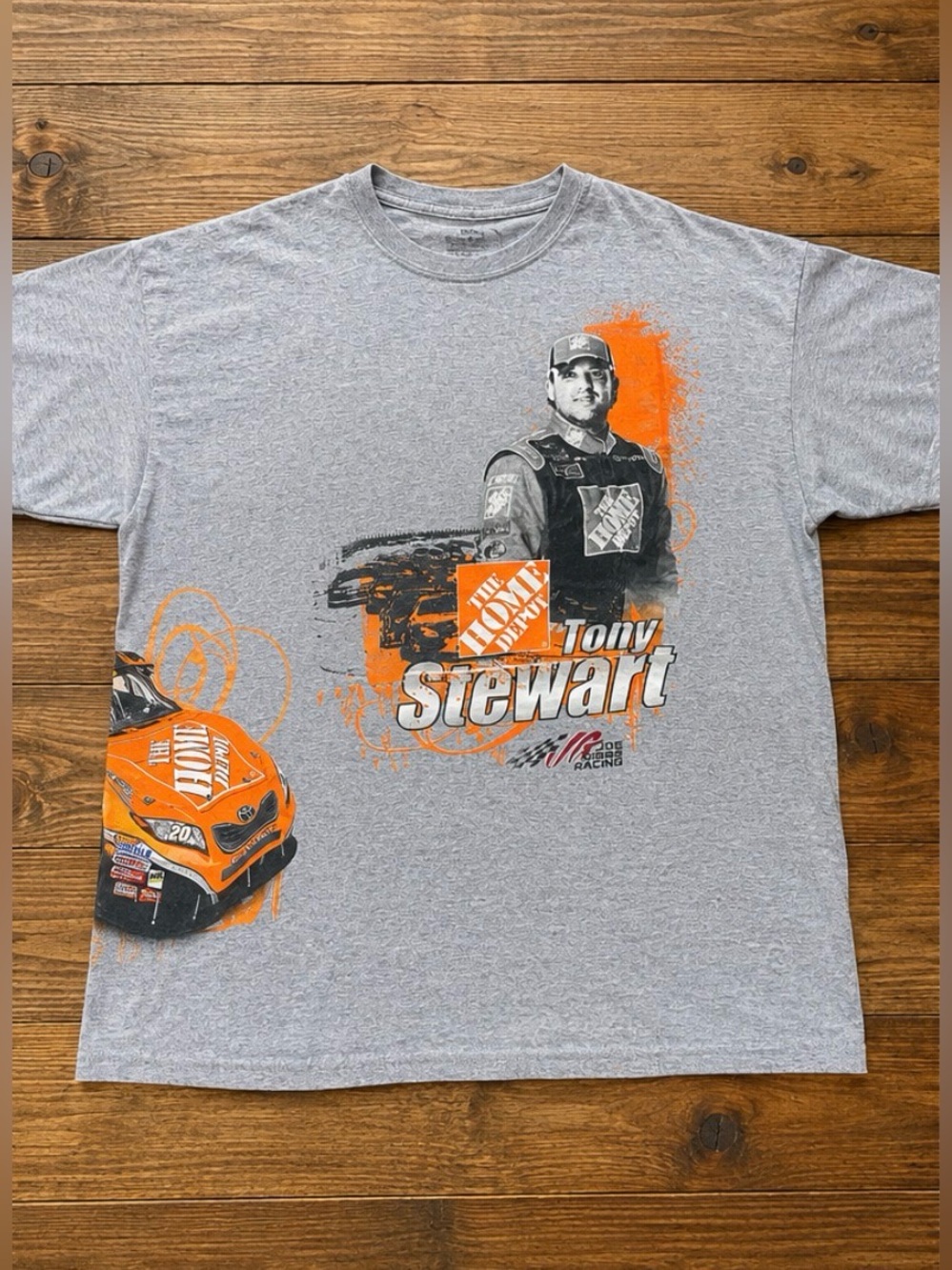 Tony Stewart #20 Home Depot NASCAR Winnerâs Circle Double-Sided Graphic T 2XL - Picture 8 of 8